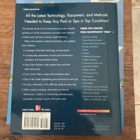 Bundle of two pool maintenance books. See photos for details. Bundle with other - Picture 8 of 8